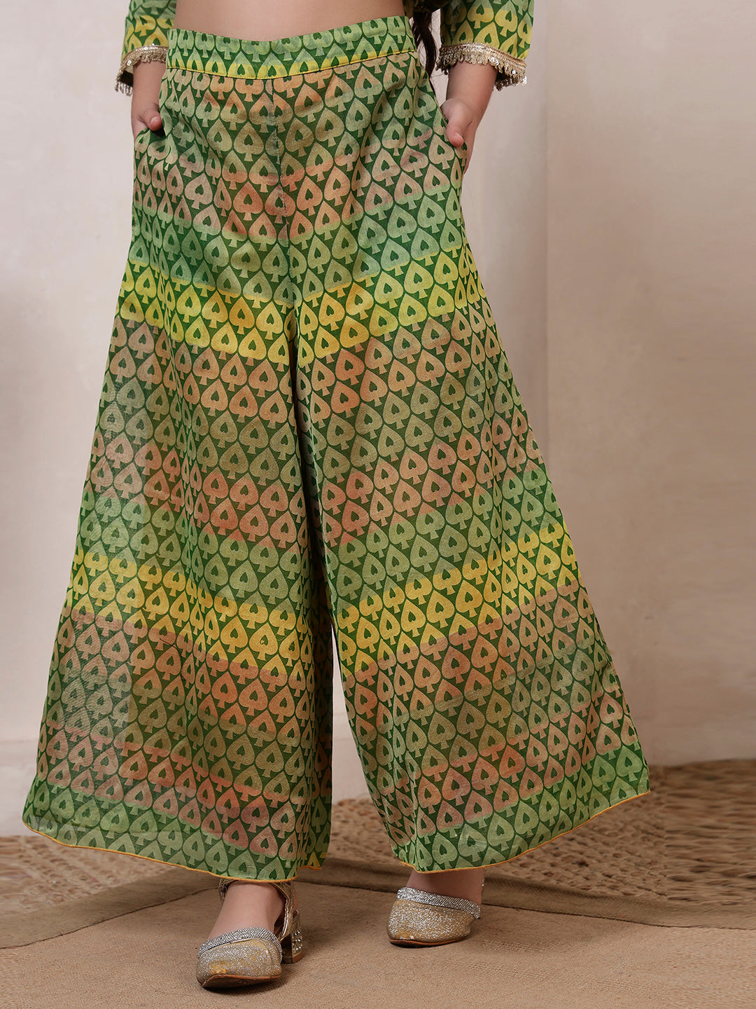 Multicolor 3 Piece Co-ord Set