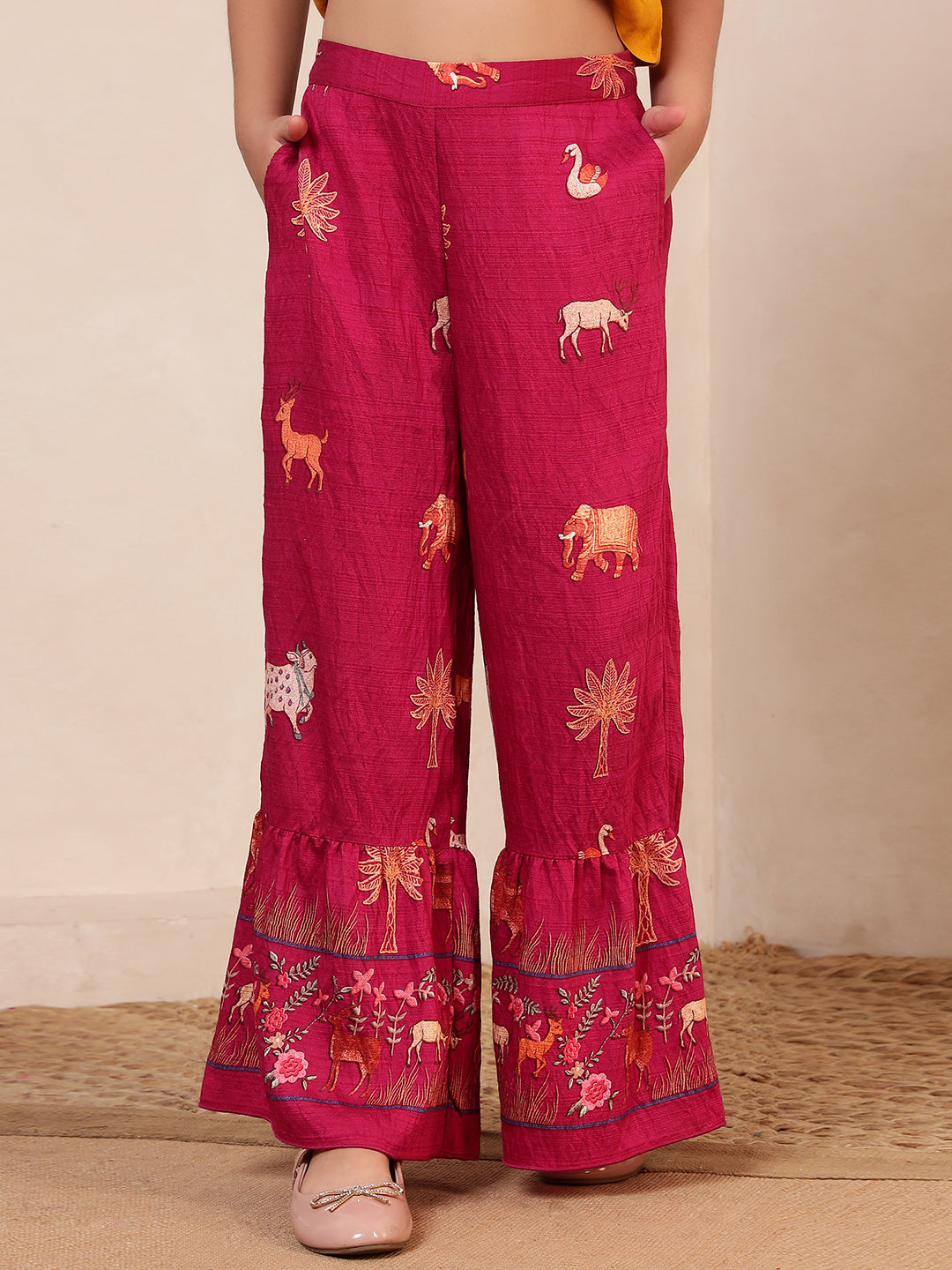 3 Pieces Shrug Fusion Co-Ord Set