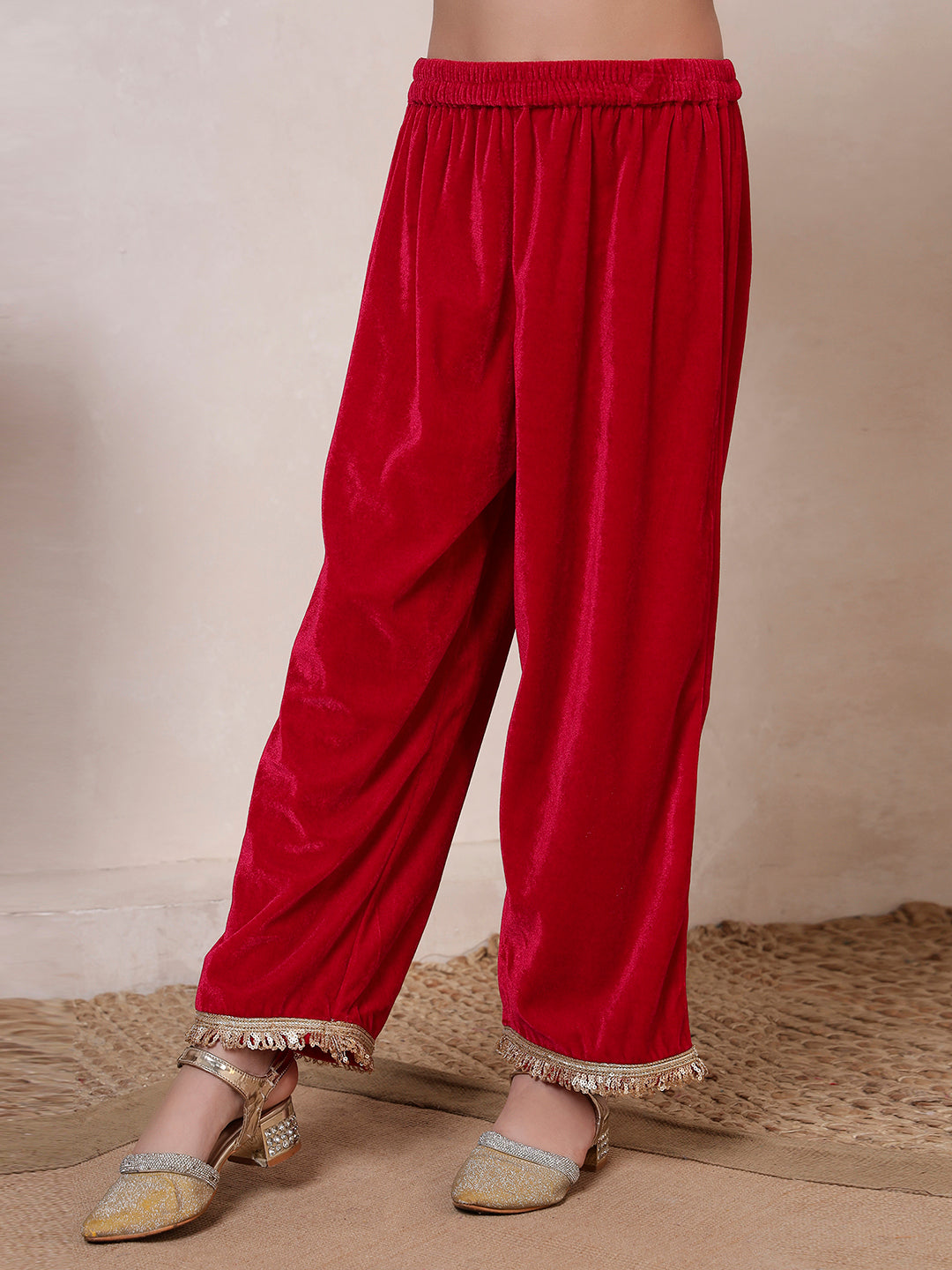 Peach Tissue 3 Piece Co-ord Set