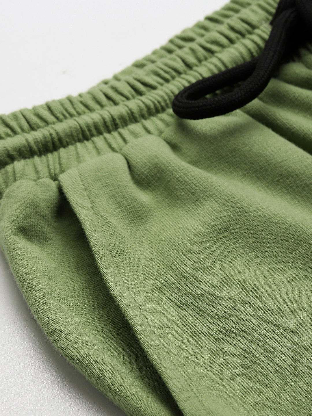 Pure Cotton Green Embroidered Boys Co-Ord Set